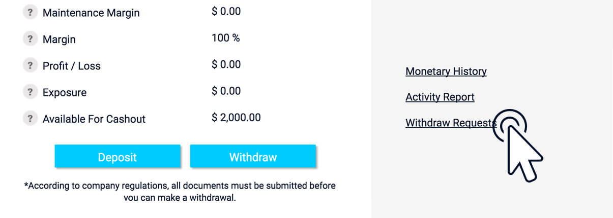 Withdrawal Request